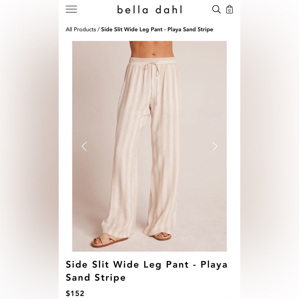 Bella Dahl striped linen pants